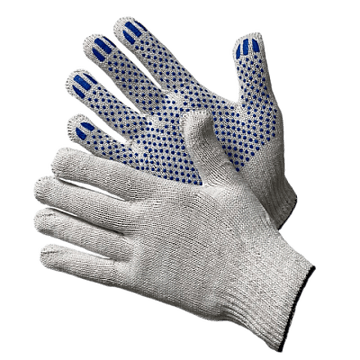 Перчатки ХБ с ПВХ 7,5/7